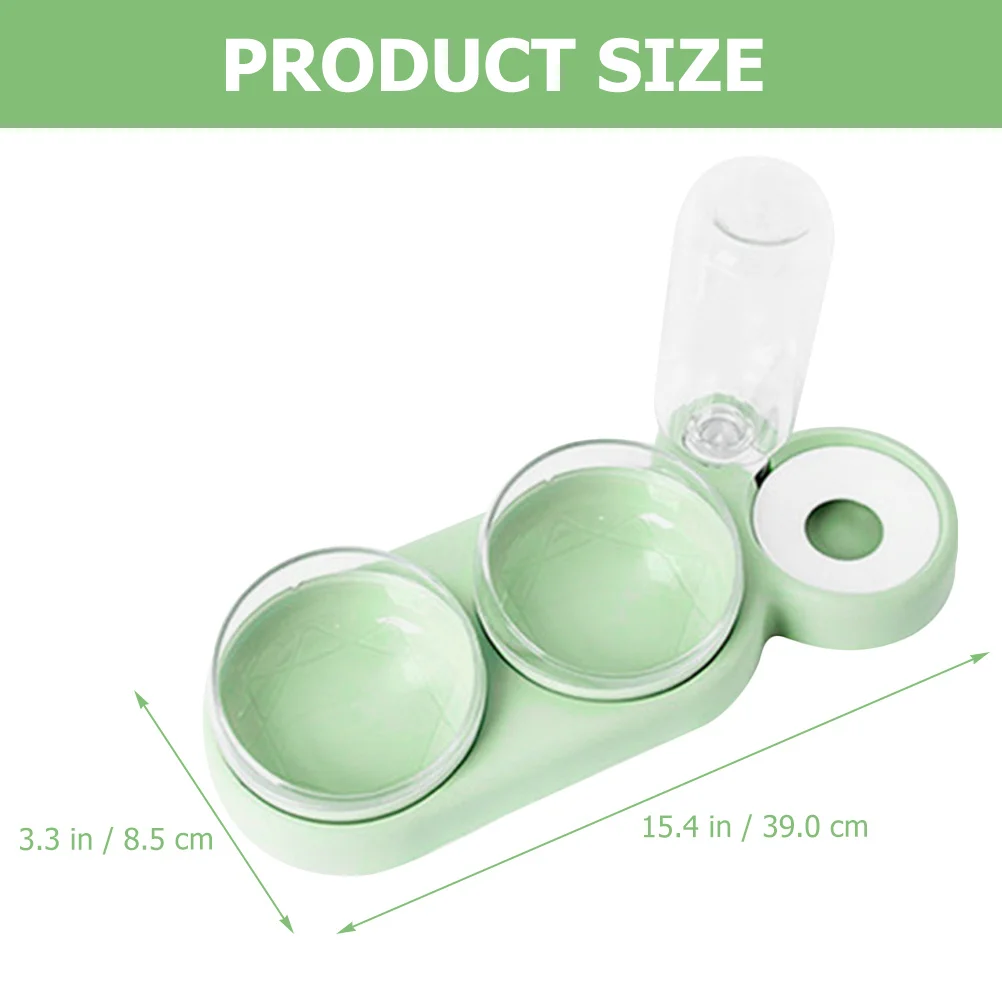 

1 Set Cat Food Elevated Slanted Mouth Water-Resistant Washable Rustproof Feeder For Cats Small Medium Dogs Universal Pet Bowl
