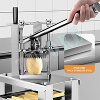 Commercial Manual Vegetable Cutting Machine Stainless Steel Potato Slicer French Fried Processador 2
