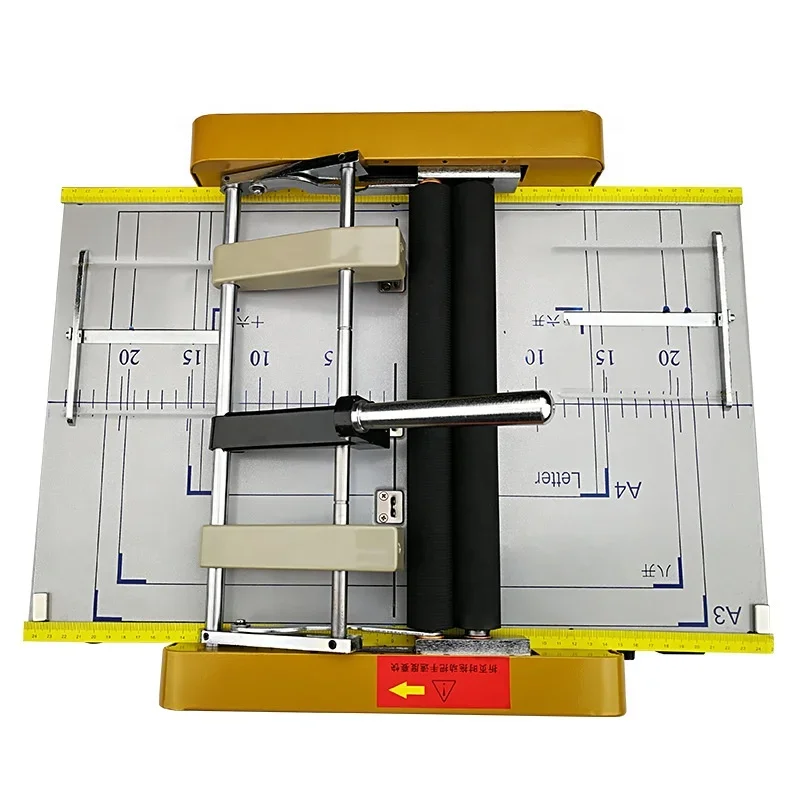 

u For A3 Desktop Stapling Folding Booklet Maker Machine Coated Paper Manual Folding Machine