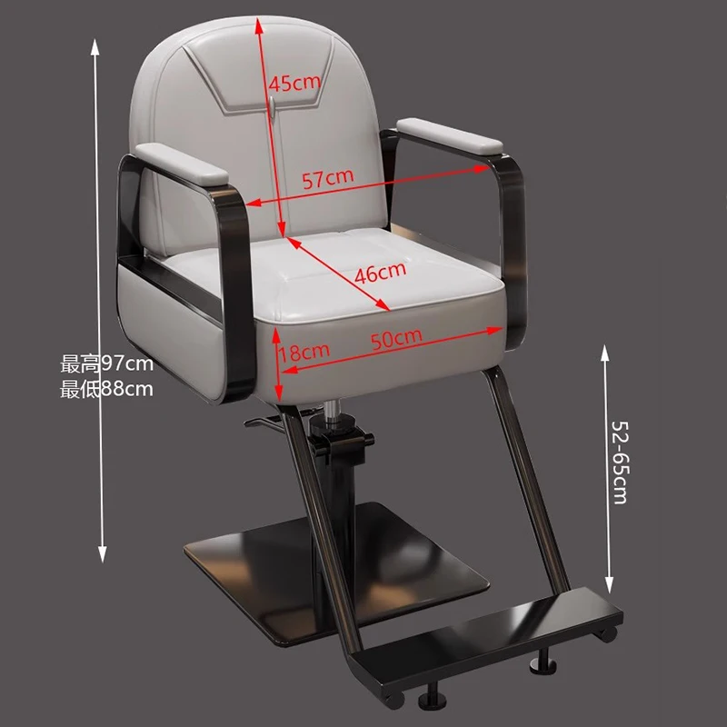 Accessori per parrucchieri Poltrone da barbiere Barbiere Sedie da salone professionali di bellezza Attrezzatura Sillas De Barbero Mobili da salone