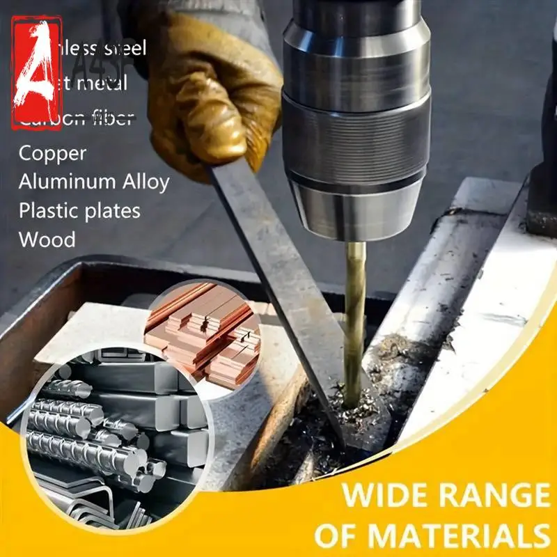 

A43F-Industrial-Grade Full-Grinding Small Twist Drill 60PC High-Speed Steel Round Shank Number Drill Box