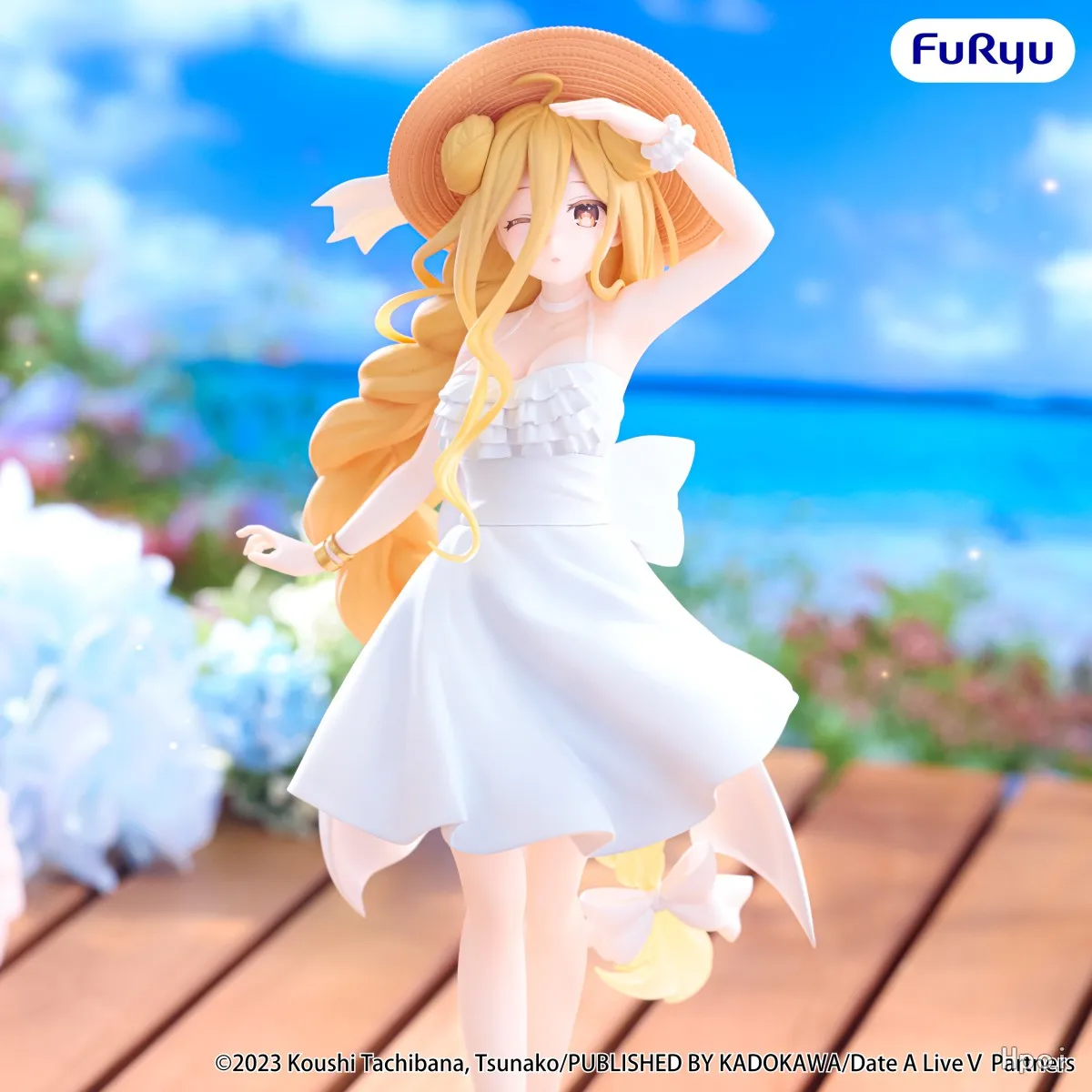 100% origineel FuRyu Date A Live V-beeldje van Mukuro Hoshimiya, niet-schaalmodel, animebeeld, hoogte 200 mm, ATBC-PVC ABS verzamelmodel.