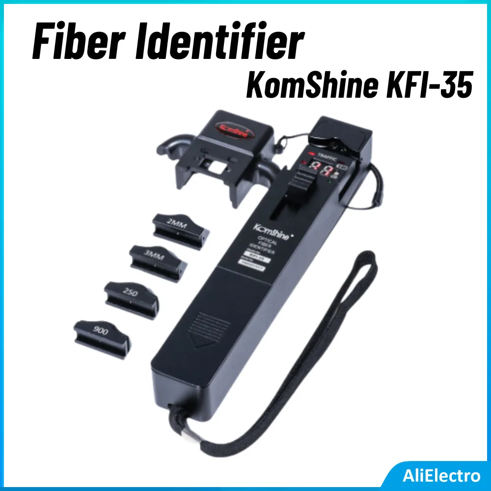 

Live Fiber Identifier KomShine KFI-35 Optical Fiber Identifier with ONE KEY Operation Equal to NOYES OFI400C