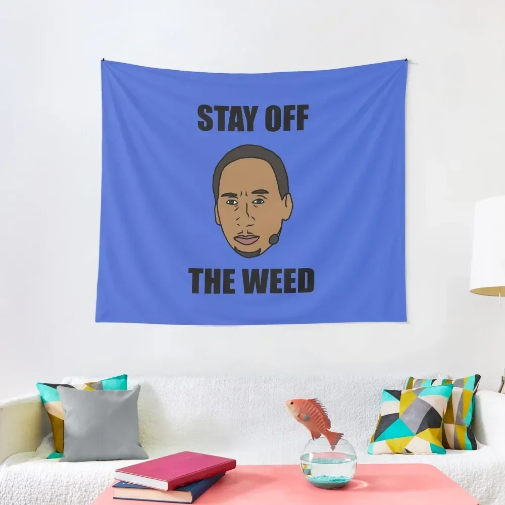 

Stephen A. Smith "Stay Off The Weed" Tapestry Decor Home Christmas Decoration Tapestry