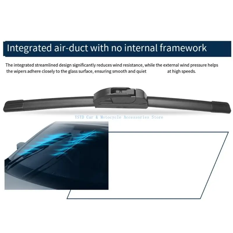 

L5BC Natural Rubber Car Wiper 26 Inch And 18 Inch For Smooth Quiet Wiping