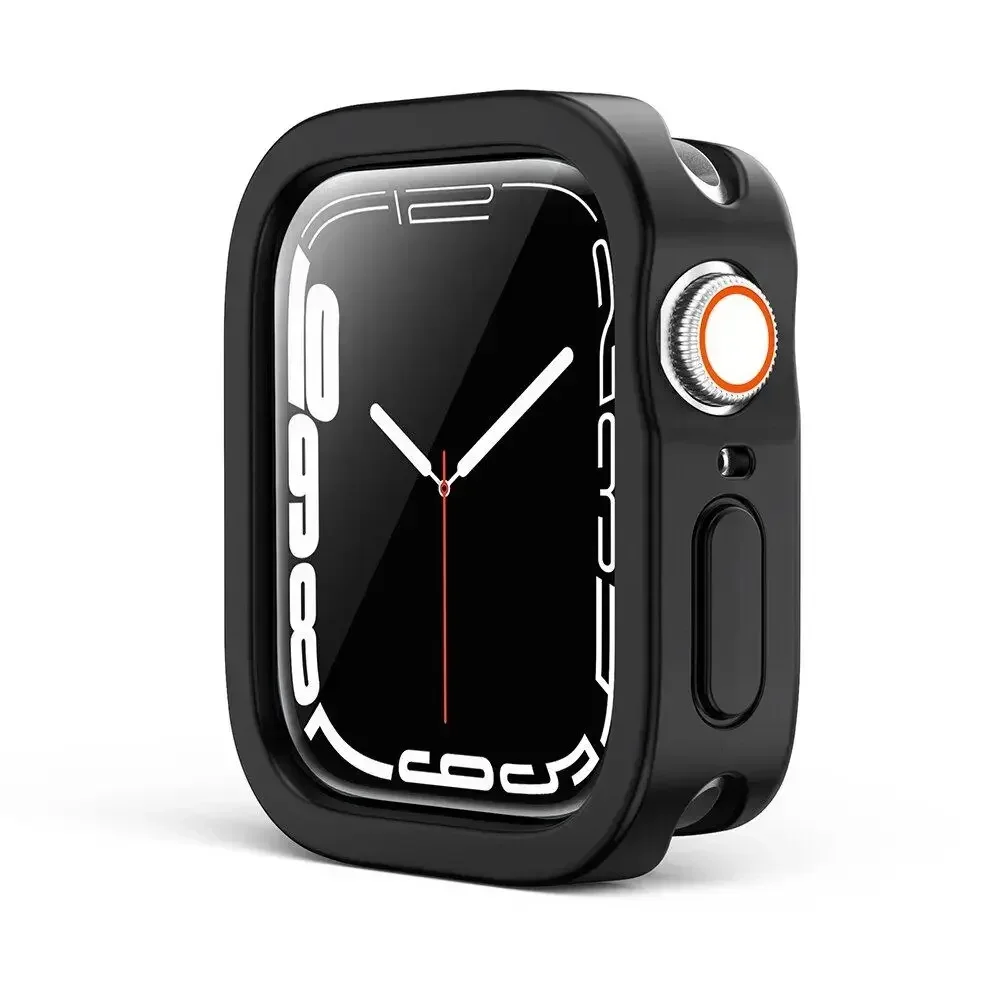 Funda para Apple Watch 8/7/6/SE/44mm 5/4 40mm, Protector de TPU suave a prueba de golpes, cubierta de parachoques para iWatch 8 45mm 41mm, accesorios