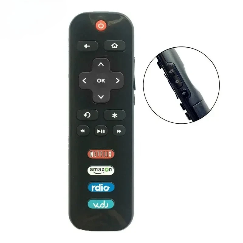 Banggood RC280 Side Button LED HDTV Wireless Remote Control for TCL ROKU TV 28S3750 32S3750 with Rdio Vudu Netflix Amazon