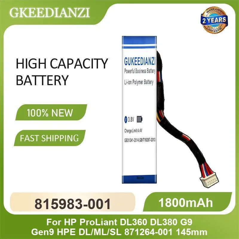 Battery For HP P840AR P440AR MC96 815983-001 871264-001 TNN-IS6A Gen9 Gen10 P840 P440 875242-B21 P01367-B21 ProLiant DL360