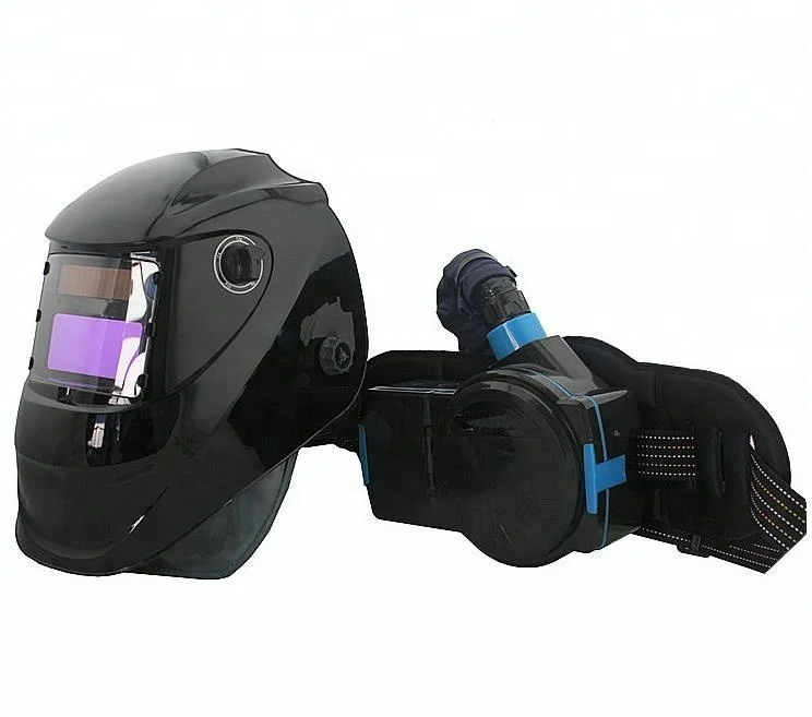 TH2 Solar-Powered Welding Helmet with Fresh Air System Auto-Adjustable Grinding Feature
