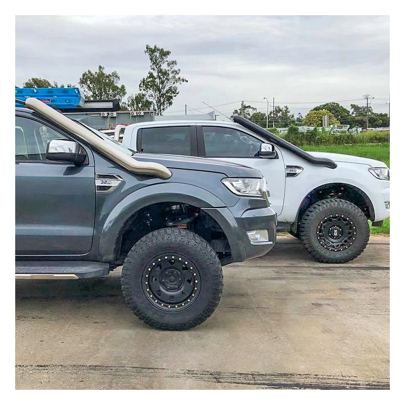 Universal Stainless Steel Car Air Intake Black Snorkel for Toyoto Hilux N70 VIGO Pickup Car Stainless Snorkel Kit 4X4