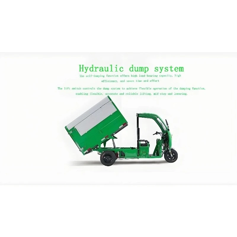 Premium Electric Three-Wheeled Waste Collection Vehicle Electric Tricycle Garbage Truck