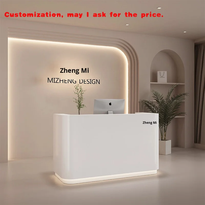 

на заказ. Современная деревянная стойка регистрации Магазины одежды Салоны красоты Касса Магазины Выставки Компания Стойки регистрации Барный стол