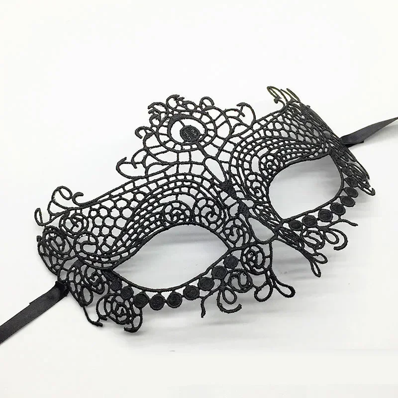 New Sexy Women's Lace Eye Mask for Carnival Halloween New Year Masquerade Half Face Mask Cosplay Festive Party Supplies