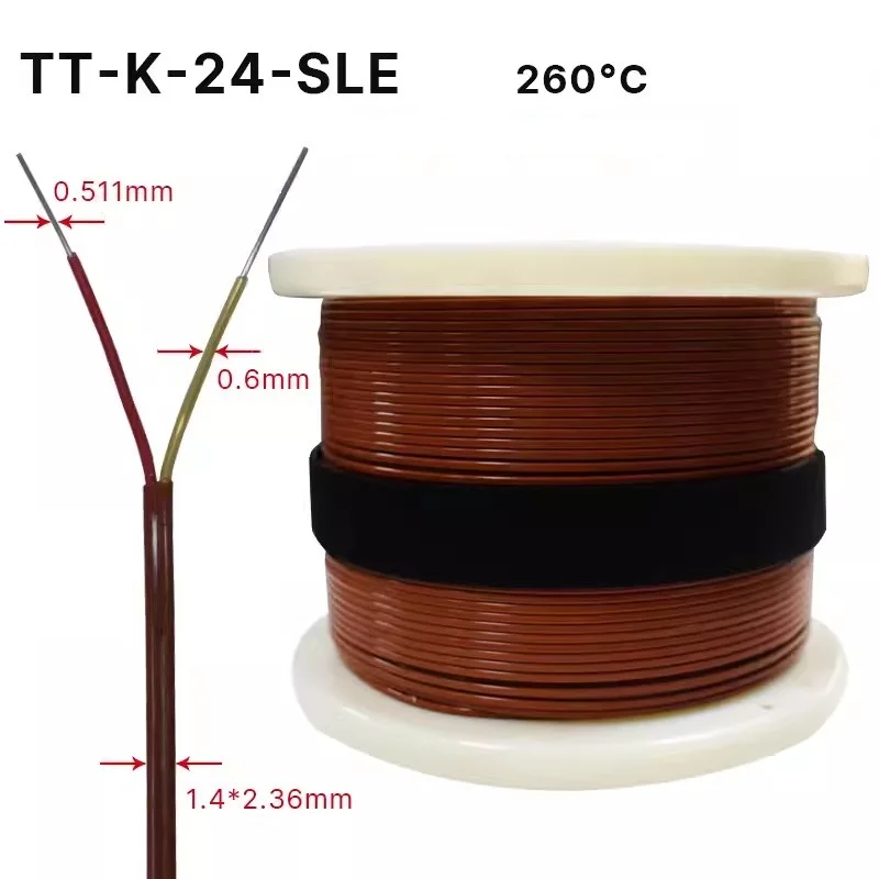 tipo Fio Termopar Tt-k24 Sle Tt-j-24 Sle k j t