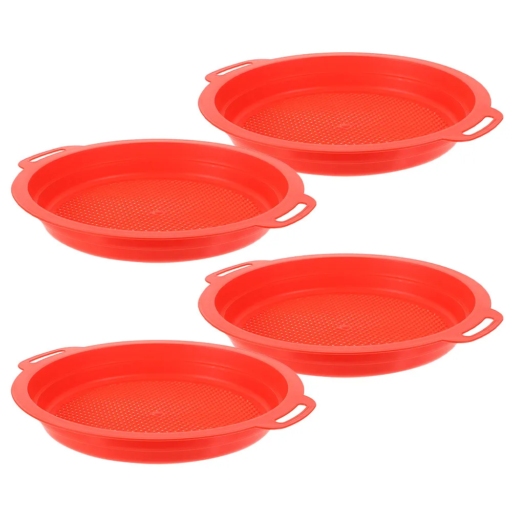 

Набор из 4 сит для песка и ракушек для детей, креативный игровой набор для пляжа и активного отдыха, легко моется, многоразовый, для летних путешествий и вечеринок