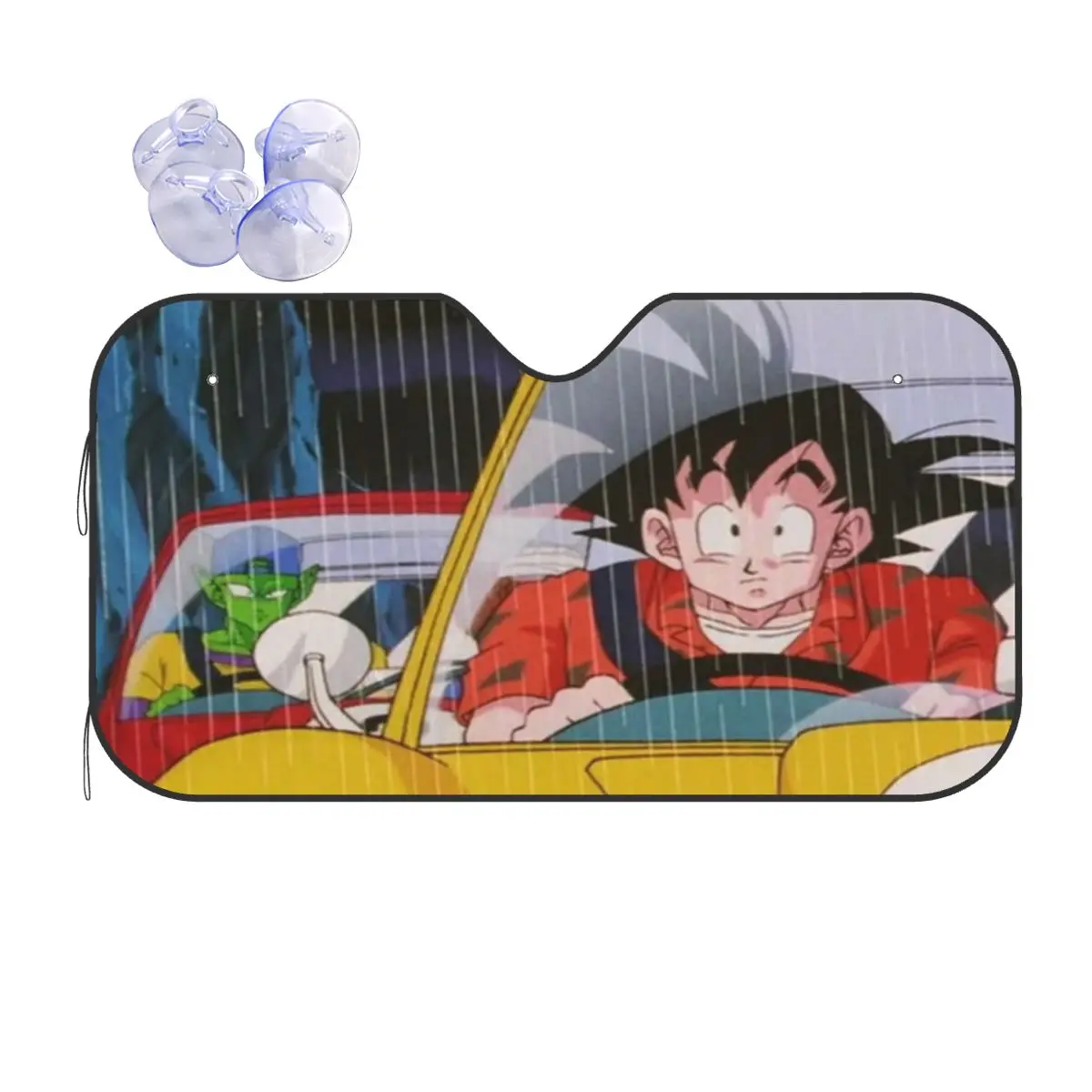 

Dragon Ball Z Dragonball аниме складной солнцезащитный козырек на лобовое стекло алюминиевая фольга окно автомобиля крышка лобового стекла аксессуары чехлы