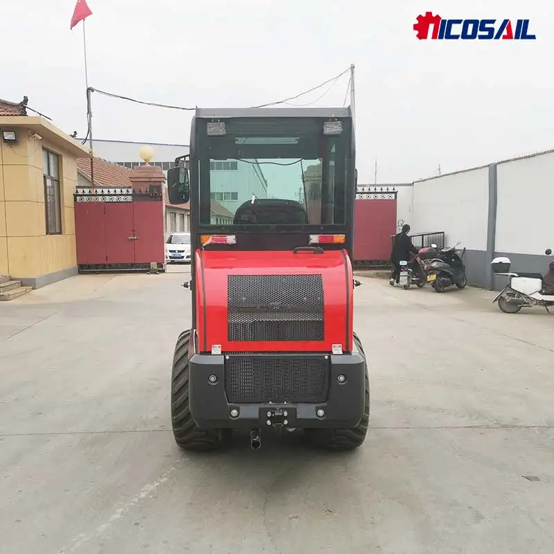 جرافة ذراع تلسكوبية جديدة ذات ثبات جيد، مثالية لمواقع البناء والزراعة ووضع الخطوط