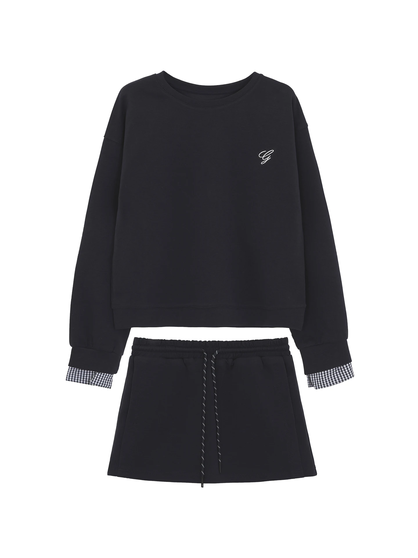 Red Celebri Sweatirt Jaet Women's New 2025 Oversize American Lazy Chic Long Sve round Ne Pullover Cotton Polyester...