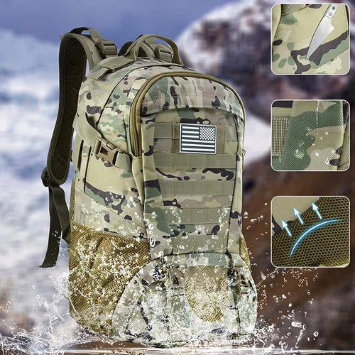Imagen 2 del producto Mochilas tácticas para hombre al aire libre 35L de gran capacidad hombre 3 días Molle Hking bolsas para senderismo al aire libre Camping mochila bolsa de viaje
