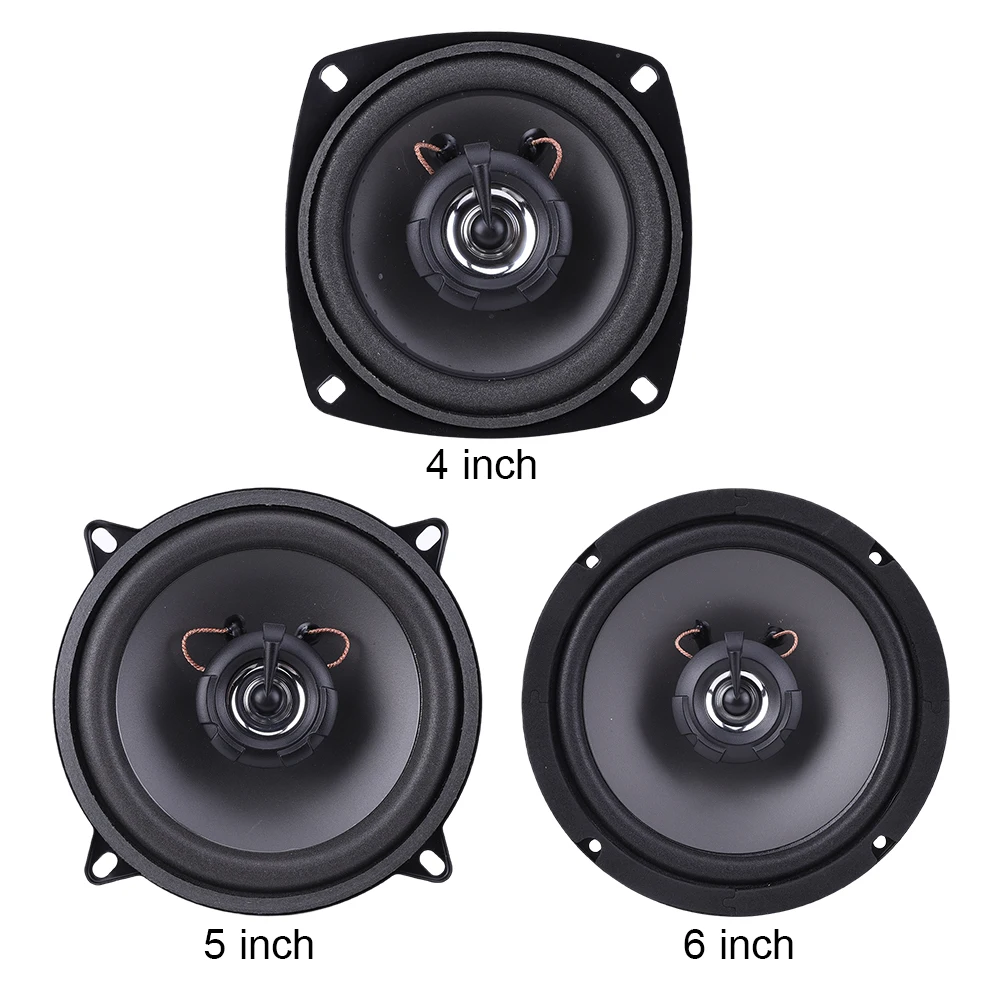Altavoz Coaxial HiFi para coche, Audio de 4/5/6 pulgadas, música HiFi de 4 Ohms, 2 vías, 300W/400W/500W, Audio para vehículo, música, Subwoofer estéreo