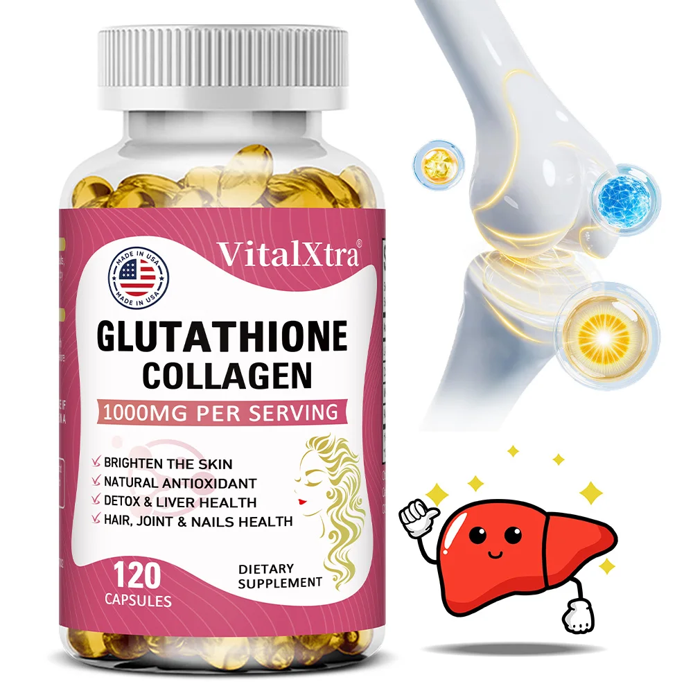 

Добавка глутатиона — содержит коллаген, натуральные антиоксиданты, детоксикацию и здоровье печени, поддерживают здоровые волосы, суставы и ногти.