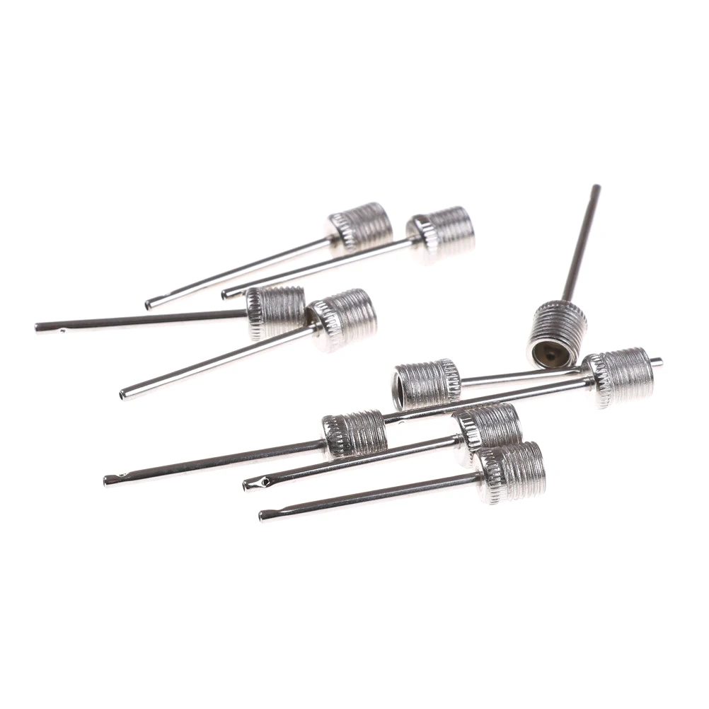 HUA HUA 10個入り インフレーターニードルピンノズル バスケットボール サッカーボール エアポンプ部品