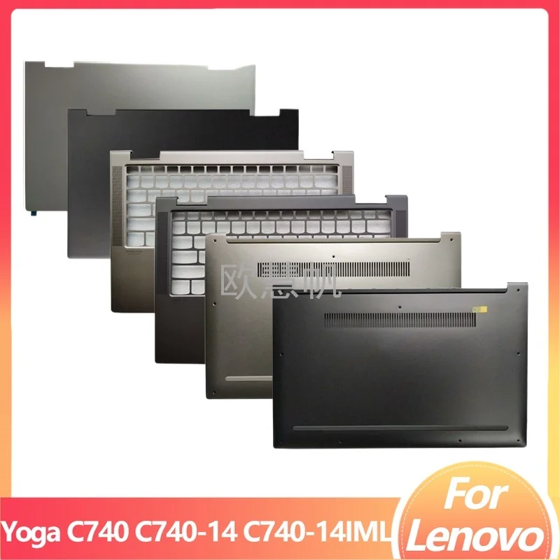 

M New for Lenovo Yoga C740 C740-14 C740-14IML Laptop LCD Back Cover /Front Bezel/Palmrest Upper Cover/Bottom Case 5CB0U43995