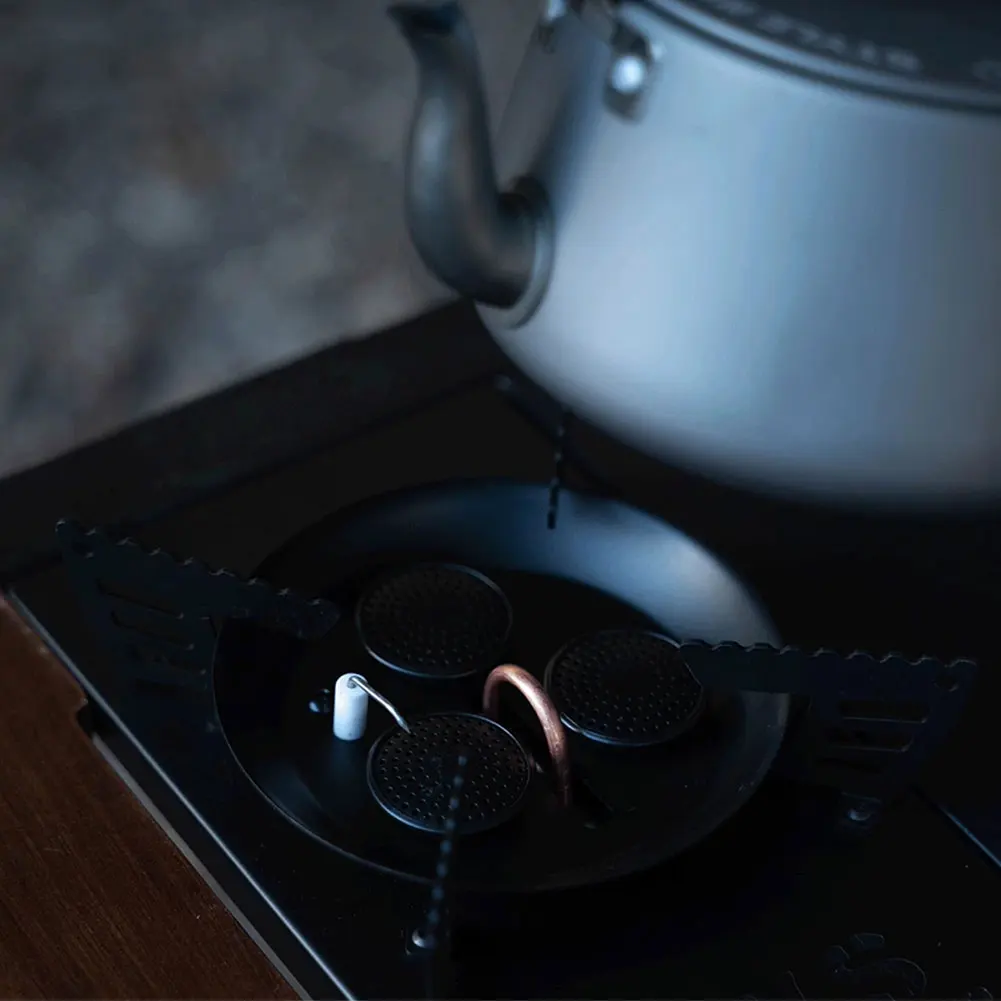 7500 واط IGT نصف موقد غاز مع شعلات قابلة للتعديل قابلة للطي التخييم IGT موقد غاز سبائك الألومنيوم للتخييم في الهواء الطلق الطبخ