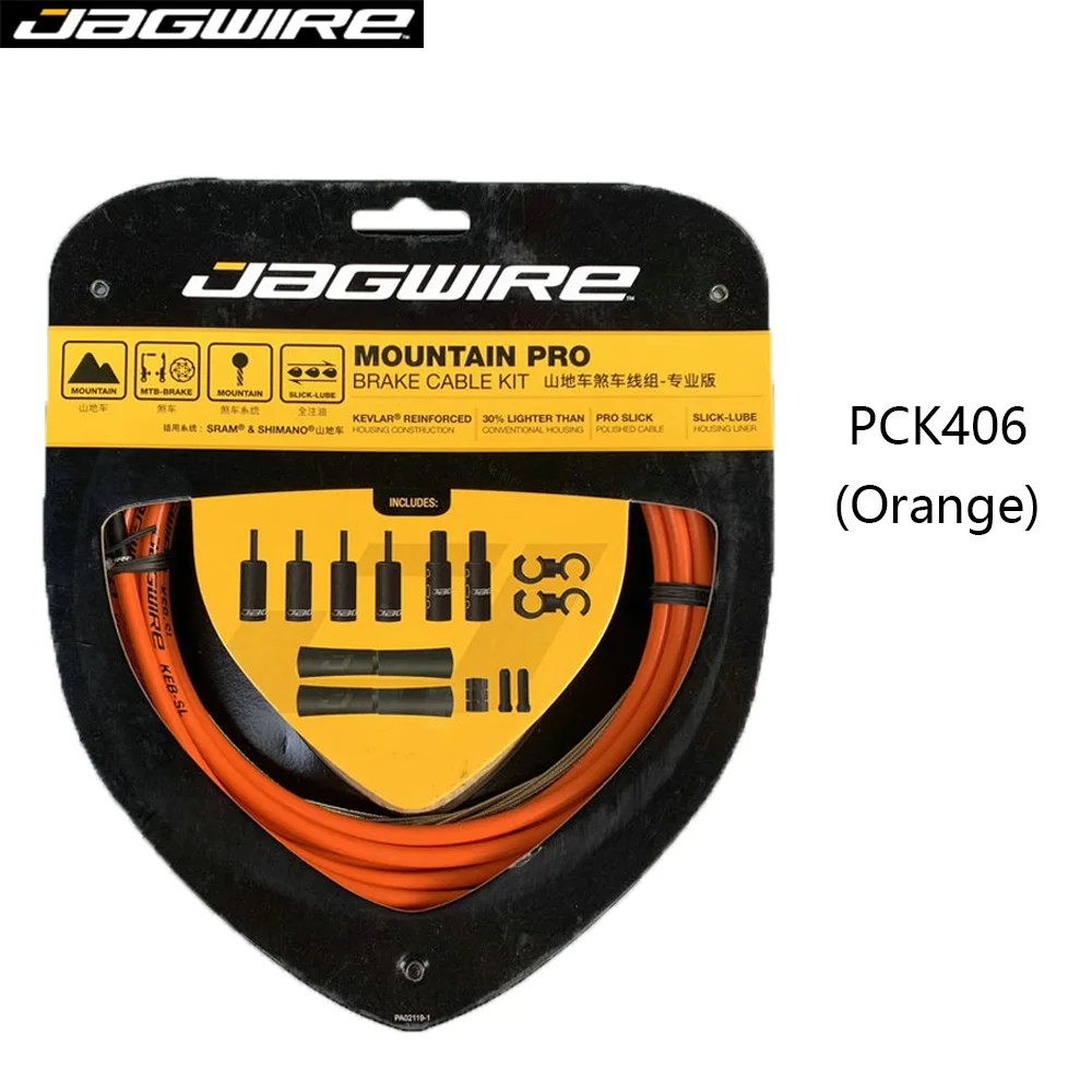 JAGWIRE Mountain Pro Bremssatz Mountainbike-Bremsleitung, Kevlar-verstärkt, professionelles Mountainbike-Bremskabelset – Detail 4