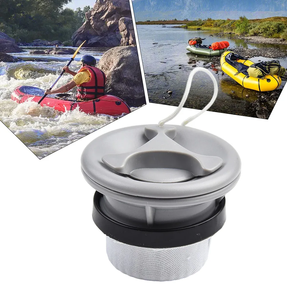 Canoe Accessorie Cap Deflate Valve Inflate & Deflate Easily with Inflatable Boat Raft Kayak Canoe Air Valve Adapter