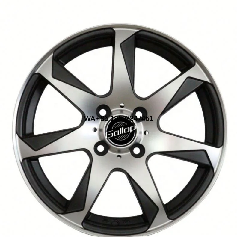 

Gallop 15 Inch ET 20~45 New Design Aftermarket Passenger Car Wheels Aluminium Alloy 100mm CB 67.1~73.1mm Black Finish