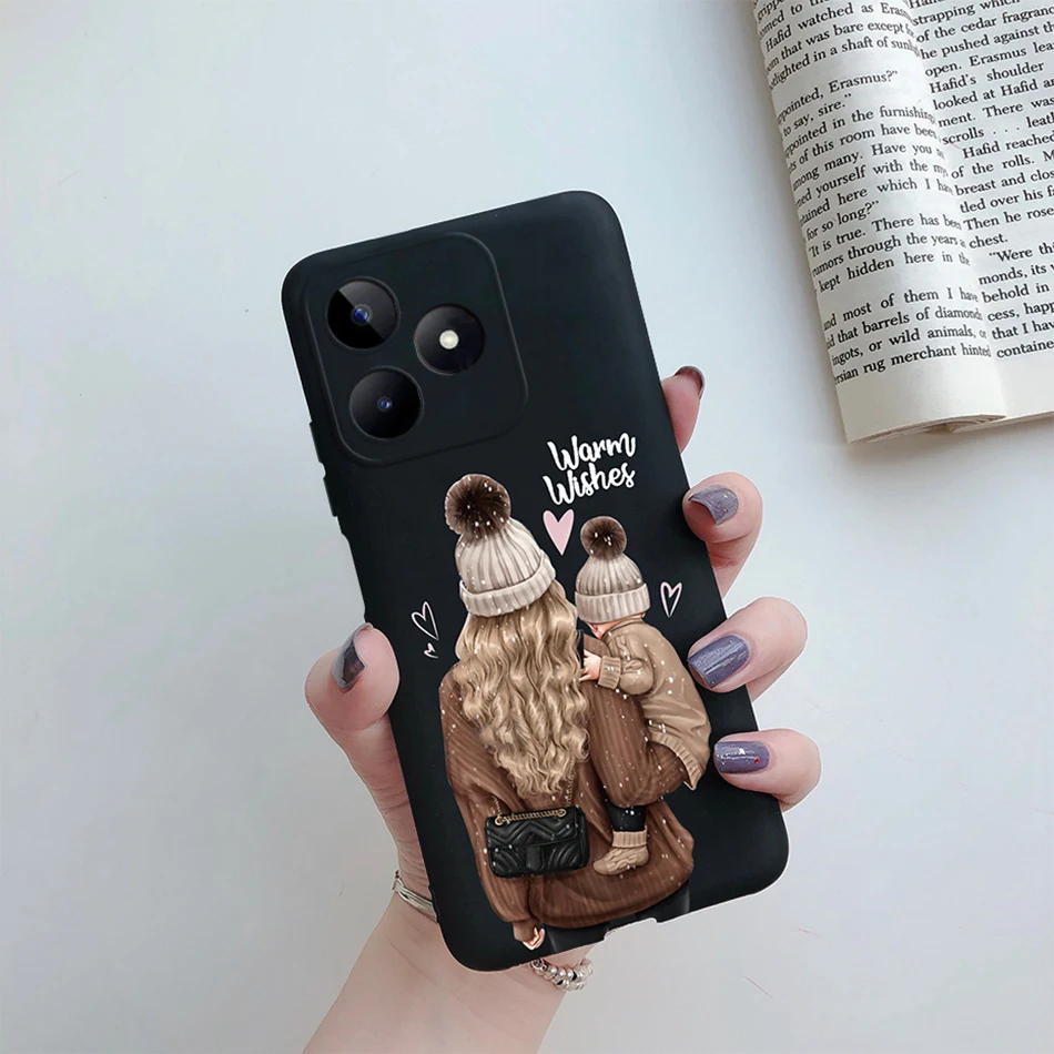 เคสของเด็กผู้หญิงแฟชั่นเด็กทารกคุณแม่สุดๆสำหรับ Realme Note 50เคสโทรศัพท์ครอบทั่วโลกสำหรับ carcasas Realme Note 50 ETUI funda Note50 6.74"