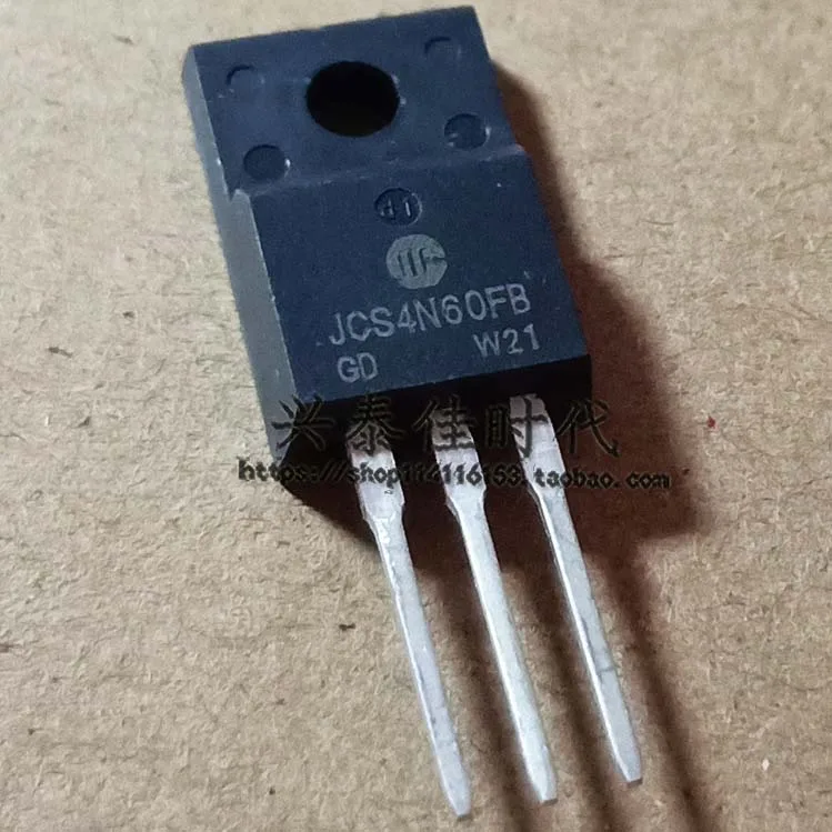 Original 6PCS/lot JCS4N60FB JCS4N60F  4A600V TO-220F