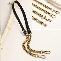 Chains Strap Handbag Handles Shoulder Straps Luxury Design Vintage Gold Bag Chain Strap Replacement Leather Bag Accessories