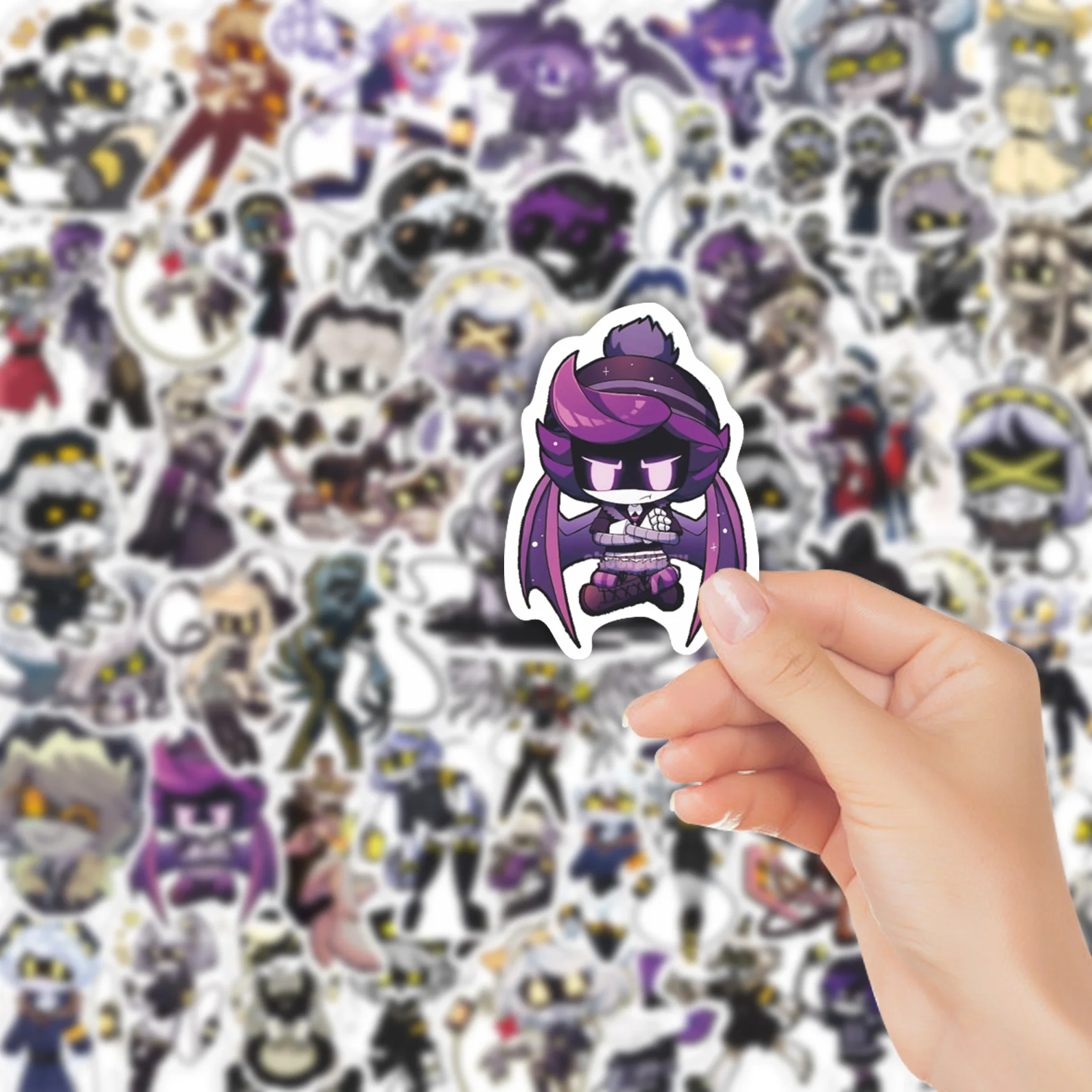 50PCS Cartoon Murder Drones Anime Sticker DIY Phone Laptop Luggage Skateboard Graffiti Decals Fun for Kid