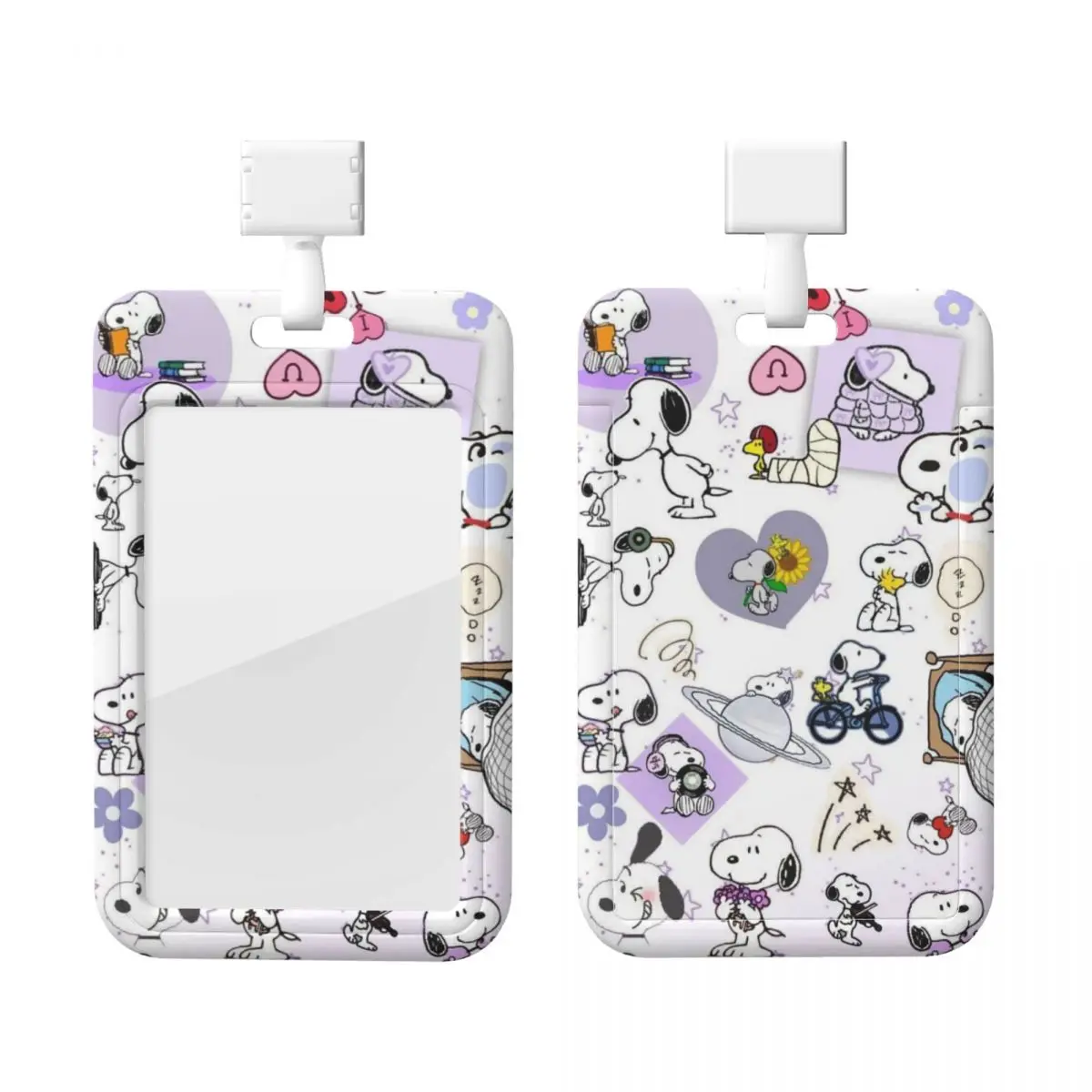 

Custom S-Snoopys Card Badge Holder Card Holder Unisex Neck Strap ID Credential Holder Credit Card Holders Neck Strap Businessmen