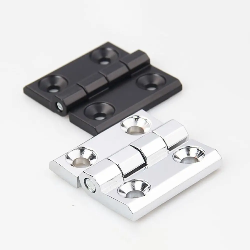 Zinc Alloy Square Square Folding Hinge 40/50/60mm Industrial Power Distribution Cabinet Hinge Surface Mounted Folding
