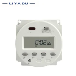 CN102A 12V/24V/110V/220V  Single and double countdown micro cycle time control switch timer controller seconds control