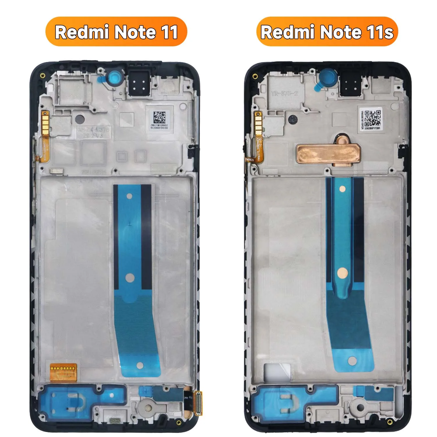 Schermo Note 11 da 6,43'' per display LCD Redmi Note 11 2201117 TG 2201117 Digitalizzatore touch screen TY per Redmi Note 11S LCD 2201117 SG