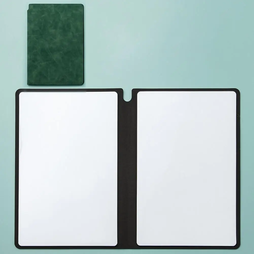 Bloc de notas A5 de larga duración para estudiantes, tablero de escritura con marcador, tablero de mensajes ecológico, suministros de oficina reutilizables, 1 Juego