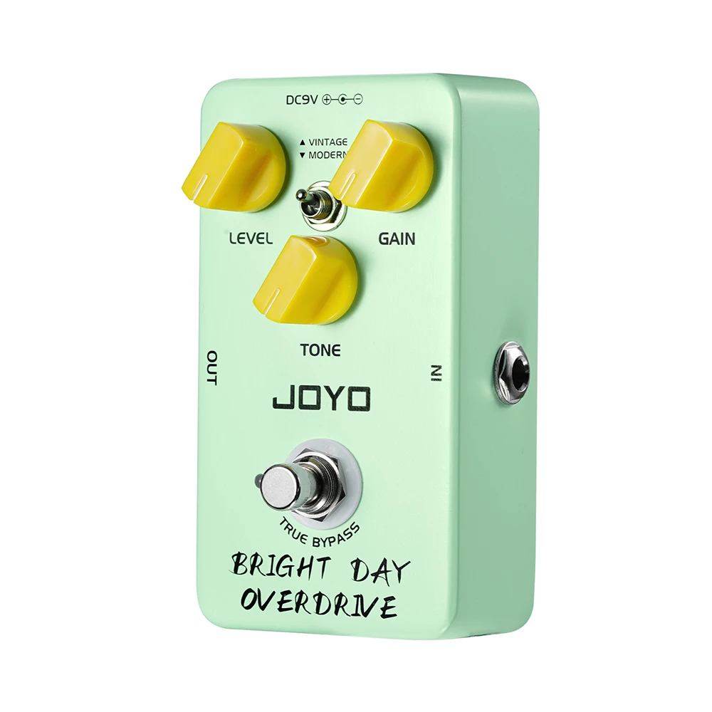 JOYO JF-25 BRIGHT DAY Overdrive Guitar Pedal from Vintage to Modern Tone High Gain Blues Ovedrive Pedal True Bypass