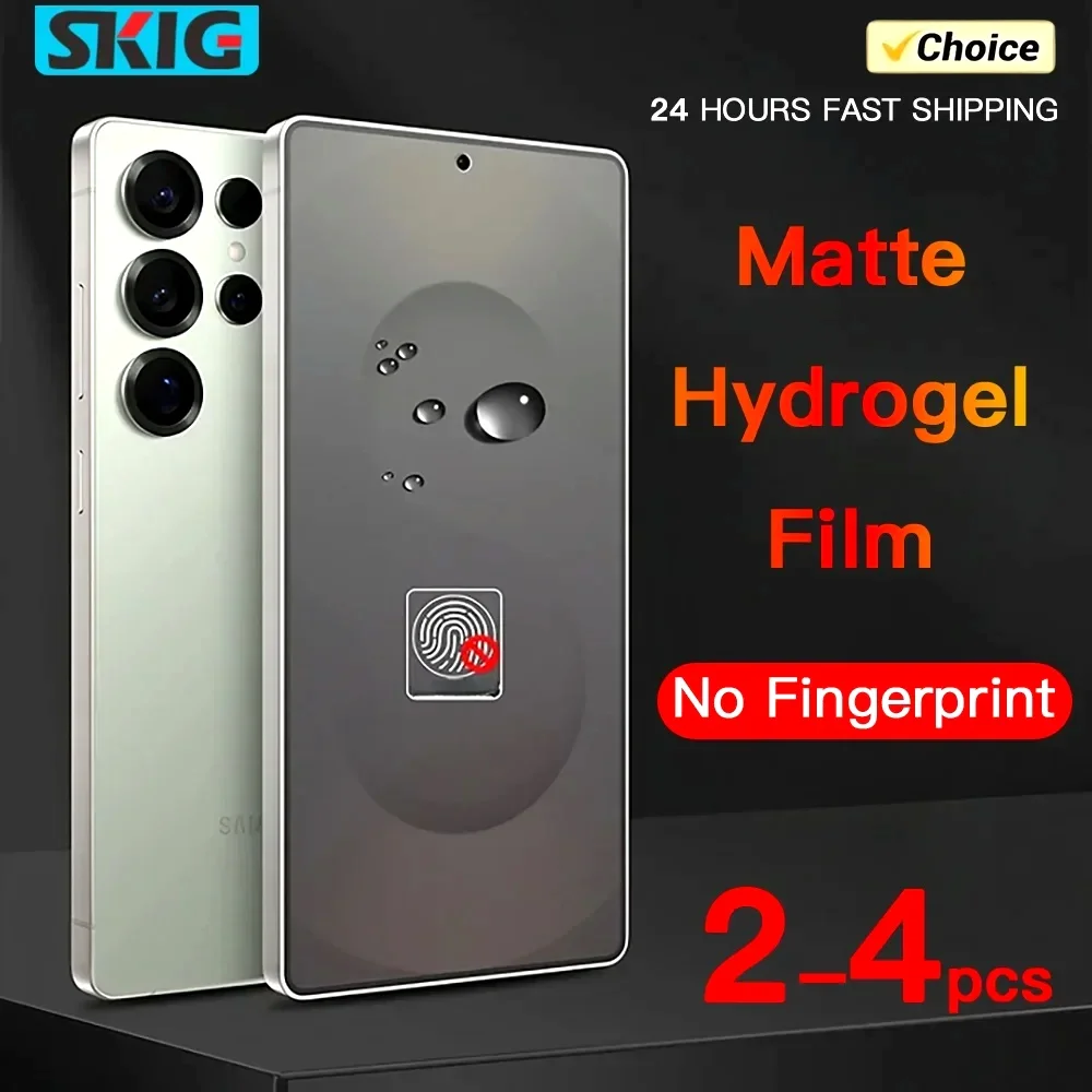 Matte Hydrogel Film for Samsung Galaxy S25 S24 S23 S22 S21 S20 Ultra Plus FE Edge Screen Protector Not Tempered Glass