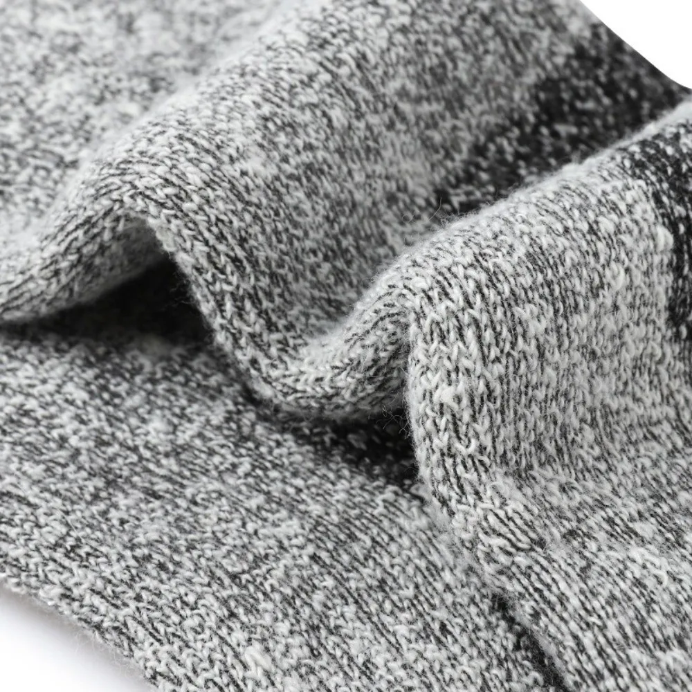

Comfortable Super Thick Men Socks Fleece Lined Middle Tube Mid Calf Socks Keep Warm Skiing Sports Socks Winter