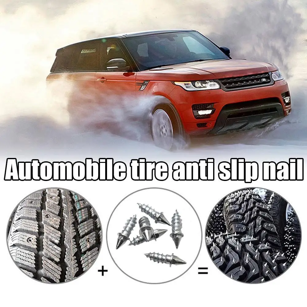 100/200/300/500Pcs Anti-Slip Screws Universal Winter Car Tire Stud Nails Auto Motorcycle Truck Off-road Snow Tyre Steel Cleats