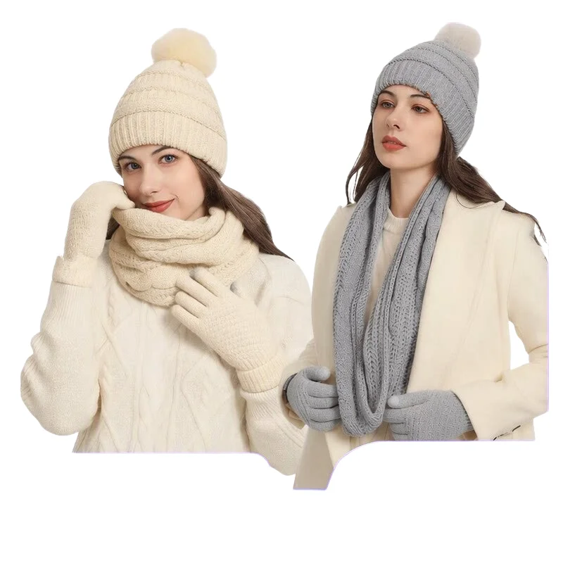 ensemble-d’hiver-pour-femmes-bonnet-echarpe-gants-chaussettes-pompon-en-fausse-fourrure-bonnet-tricote-pour-filles-cache-cou-ensemble-pour-proteger-les-oreilles-du-froid-bonnet-coupe-vent-4-pieces