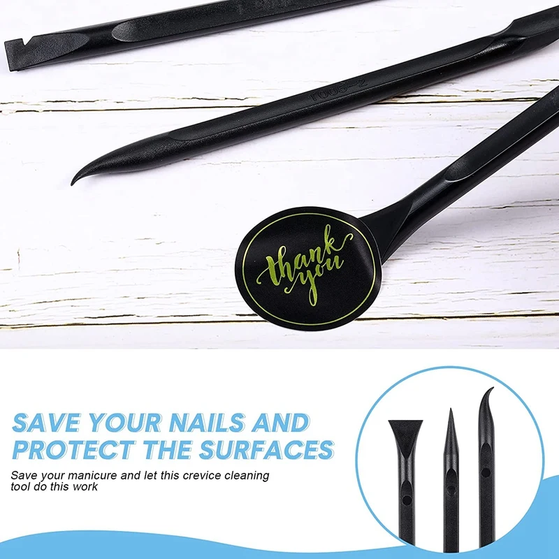 9 Pcs Plastic Scraper Tool Scratch Free Plastic Scraper Cleaning Pen Shaped Scraper Tool Multipurpose Label Scraper image 5