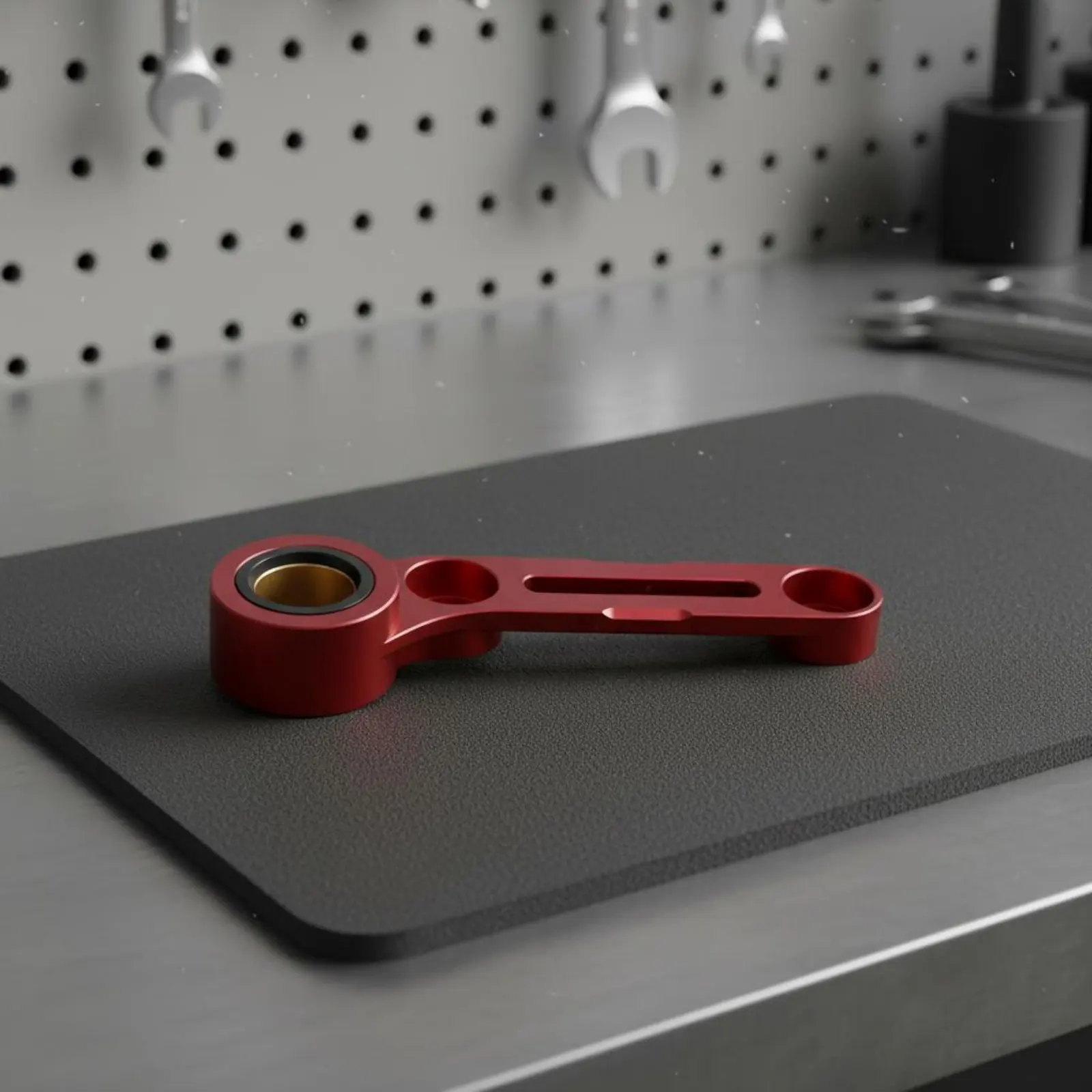 

Gear Shaft Support Bracket Aluminum Alloy Gear Lever Shaft Support Bracket Motorcycle Gear Lever Brace CNC-Machined Drive System