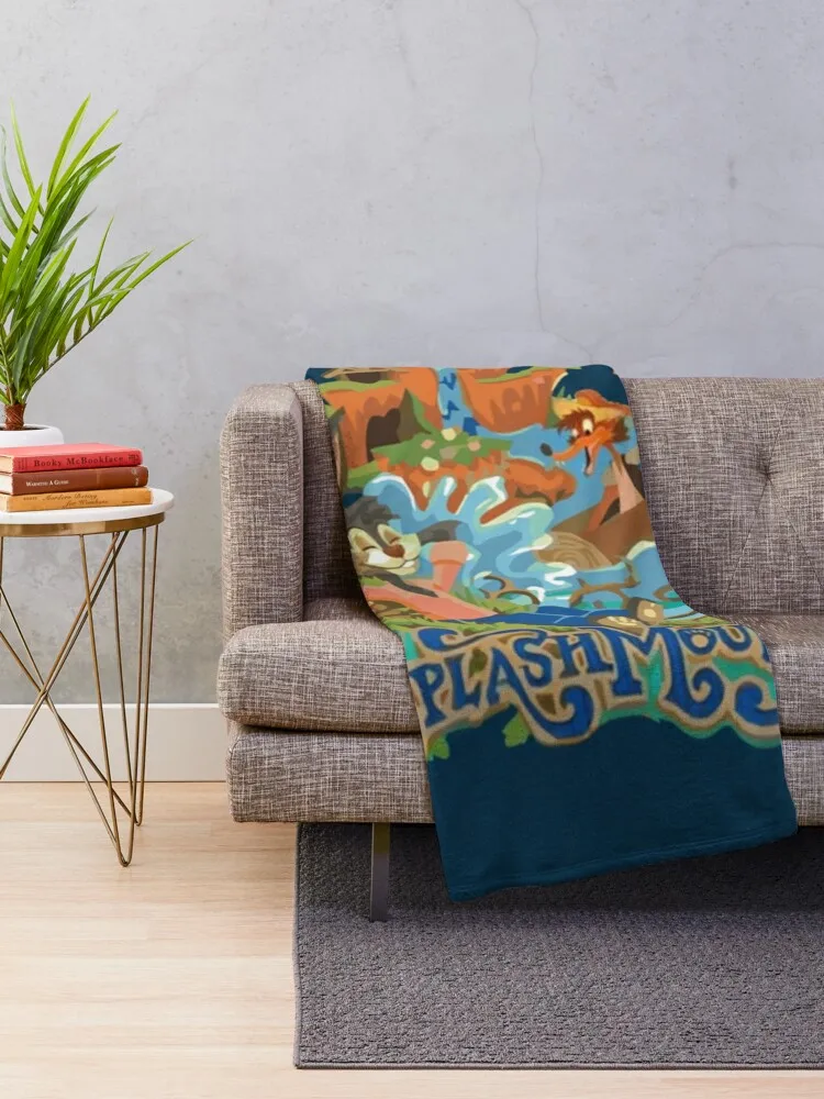 Splash Mountain T-ShirtSplash mountain Throw Blanket Travel Designers Blankets