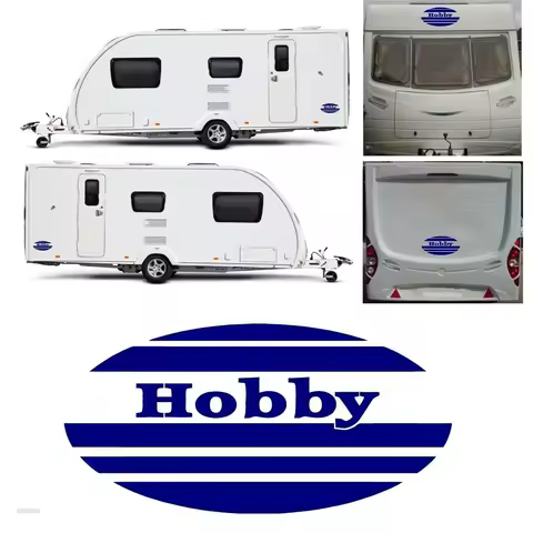 4pcs For hobby caravan decals graphics stickes #001