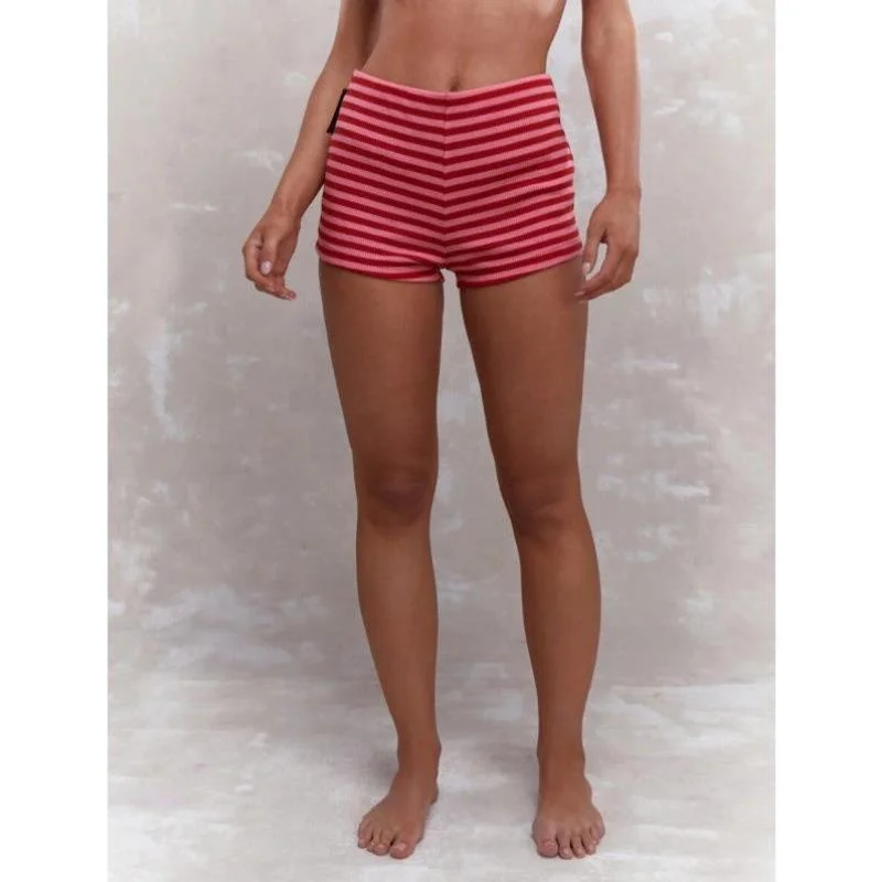 

Cross-Border Knitted orts V 88803 Ribbed Texture Comfortable Fit Retro Sle Ciwalk Suitable Nine-Piece Length Polyester ...